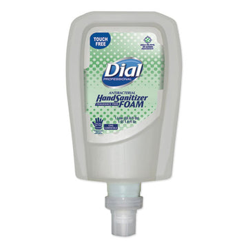 Dial® Professional Antibacterial Foaming Hand Sanitizer Refill For Fit Touch Free Dispenser, 1 L Bottle, Fragrance-free freeshipping - TVN Wholesale